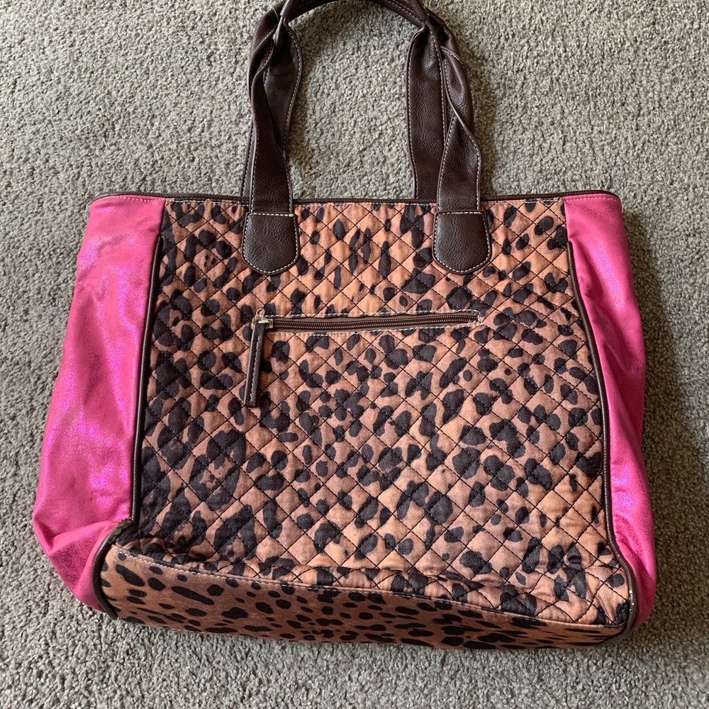 Colorful multi pattern tote bag - Picture 3 of 5